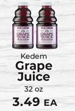 Sunset Foods Kedem grape juice offer