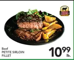 Pete's Fresh Market Beef PETITE SIRLOIN FILLET offer