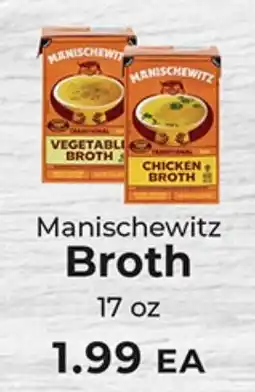 Sunset Foods Manischewitz Broth offer