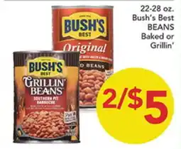 Pete's Fresh Market 22-28 oz. Bush's Best BEANS offer