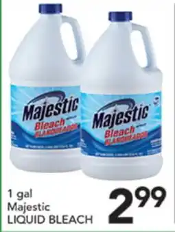 Pete's Fresh Market Majestic LIQUID BLEACH offer