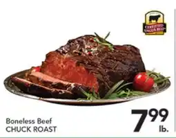 Pete's Fresh Market Boneless Beef CHUCK ROAST offer