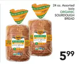 Pete's Fresh Market Izzio ORGANIC SOURDOUGH BREAD offer