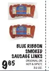Foodarama Blue Ribbon smoked sausage links offer