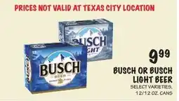 Foodarama Busch or Busch Light Beer offer