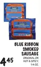 Foodarama Blue ribbon smoked sausage offer
