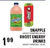 Foodarama Snapple Ghost Energy Drinks offer