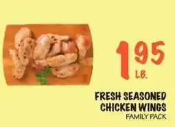 Foodarama Fresh Seasoned Chicken Wings Family Pack offer