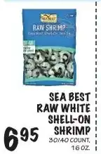 Foodarama Sea Best raw white shell-on shrimp offer