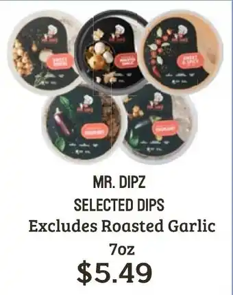 Mr. Dipz selected dips