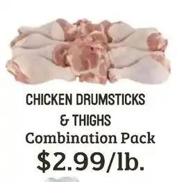 Seven Mile Market Chicken Drumsticks & Thighs Combination Pack offer