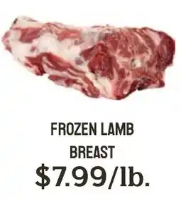 Seven Mile Market Frozen Lamb Breast offer