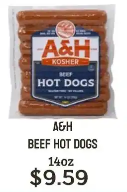 Seven Mile Market A&H beef hot dogs offer