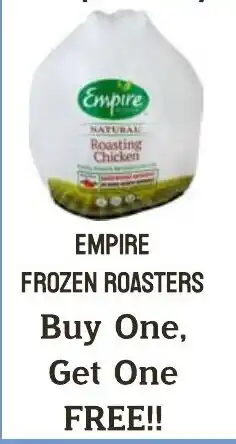 Seven Mile Market Empire frozen roasters offer