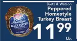 Eurofresh Market Dietz & Watson Peppered Homestyle Turkey Breast offer