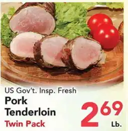 Eurofresh Market US Gov't. Insp. Fresh Pork Tenderloin offer