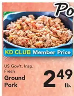 Eurofresh Market US Gov't Insp. Fresh Ground Pork offer