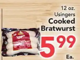 Eurofresh Market Usingers Cooked Bratwurst offer