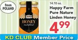 Eurofresh Market Happy Farm Pure Nature Linden Honey offer