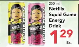Eurofresh Market Netflix Squid Game Energy Drink offer