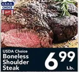 Eurofresh Market USDA Choice Boneless Shoulder Steak offer