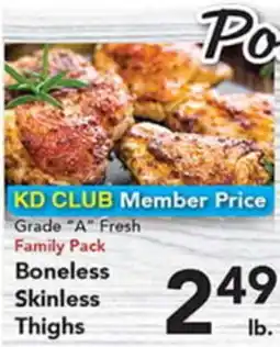 Eurofresh Market Boneless Skinless Thighs offer