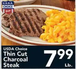 Eurofresh Market USDA Choice Thin Cut Charcoal Steak offer