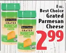 Eurofresh Market Best Choice Grated Parmesan Cheese offer