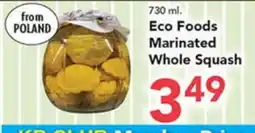 Eurofresh Market Eco Foods Marinated Whole Squash offer