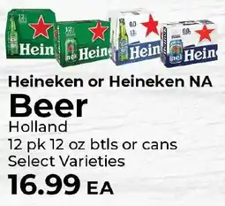 Sunset Foods Heineken or Heineken NA Beer offer