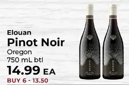 Sunset Foods Elouan Pinot Noir offer