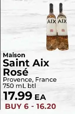 Sunset Foods Maison Saint Aix Rosé offer