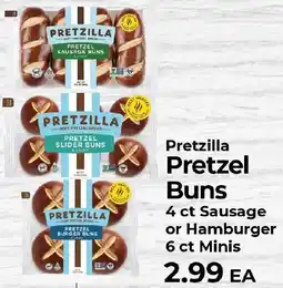 Sunset Foods Pretzilla Pretzel Buns offer
