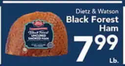 Eurofresh Market Dietz & Watson Black Forest Ham offer