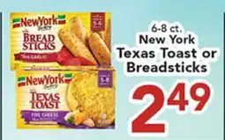 Eurofresh Market 6-8 ct. New York Texas Toast or Breadsticks offer