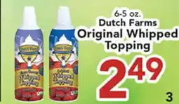 Eurofresh Market Dutch Farms Original Whipped Topping offer