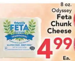 Eurofresh Market Odyssey Feta Chunk Cheese offer