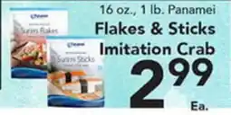 Eurofresh Market Panamei Flakes & Sticks Imitation Crab offer