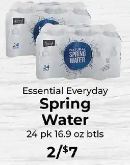 Sunset Foods Essential Everyday Spring Water offer