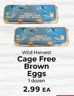 Sunset Foods Wild Harvest cage free brown eggs offer