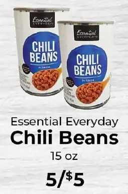 Sunset Foods Essential Everyday Chili Beans offer