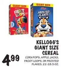 Foodarama Kellogg's giant size cereal offer