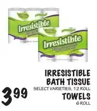 Foodarama Irresistible bath tissue offer