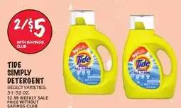 Foodarama Tide simply detergent offer