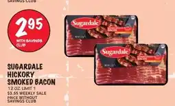 Foodarama Sugardale hickory smoked bacon offer