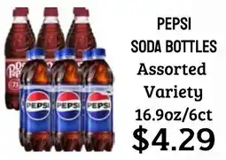 Seven Mile Market Pepsi soda bottles offer