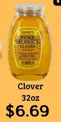 Seven Mile Market Gunter's pure honey clover offer