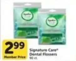 Pavilions Signature Care Dental Flossers offer