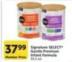 Pavilions Signature SELECT Gentle Premium Infant Formula offer