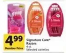 Signature Care Razors